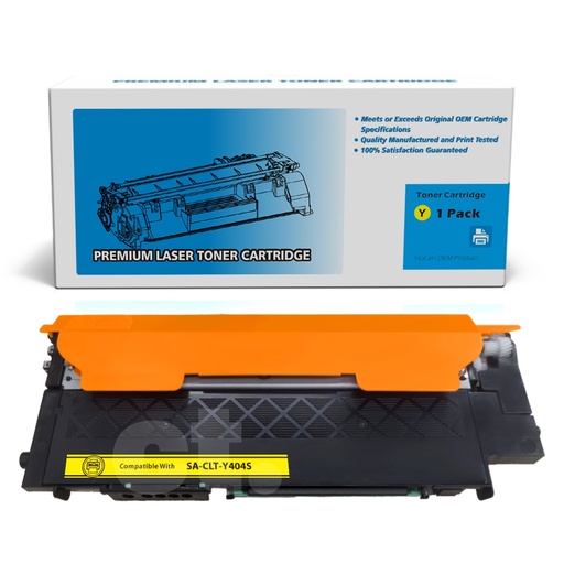 Samsung CLT-Y404S CLTY404S Compatible Yellow Standard Yield Toner Cartridge (1 Pack)