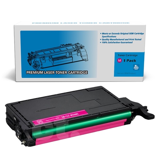 Samsung CLT-M508L CLTM508L Remanufactured Magenta Standard Yield Toner Cartridge (1 Pack)