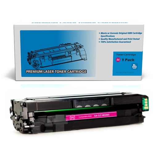 Samsung CLT-M506L CLTM506L Compatible Magenta High Yield Toner Cartridge (1 Pack)