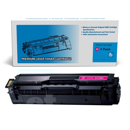 Samsung CLT-M504S CLTM504S Compatible Magenta Standard Yield Toner Cartridge (1 Pack)