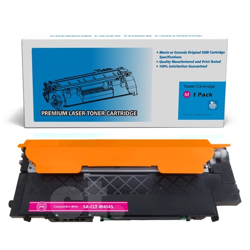 Samsung CLT-M404S CLTM404S Compatible Magenta Standard Yield Toner Cartridge (1 Pack)