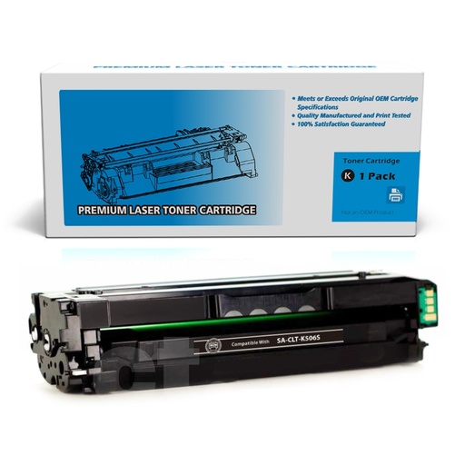 Samsung CLT-K506L CLTK506L Compatible Black High Yield Toner Cartridge (1 Pack)