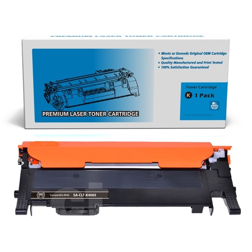 Samsung CLT-K406S CLTK406S Compatible Black Standard Yield Toner Cartridge (1 Pack)