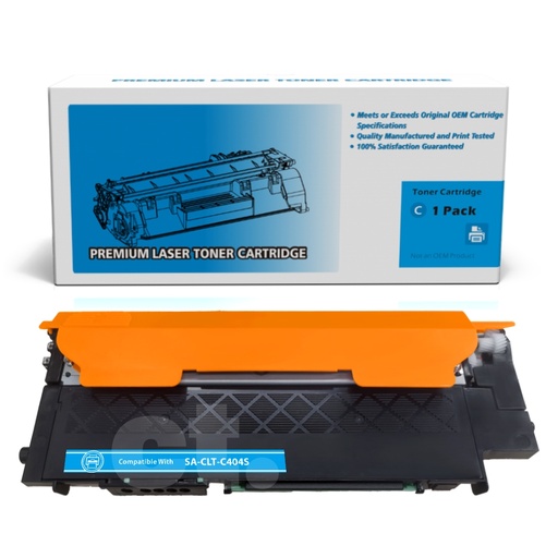 Samsung CLT-C404S CLTC404S Compatible Cyan Standard Yield Toner Cartridge (1 Pack)