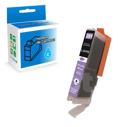 Canon CLI-281XXL 1984C001 Compatible Photo Blue Extra High Yield Ink Cartridge (1 Pack)