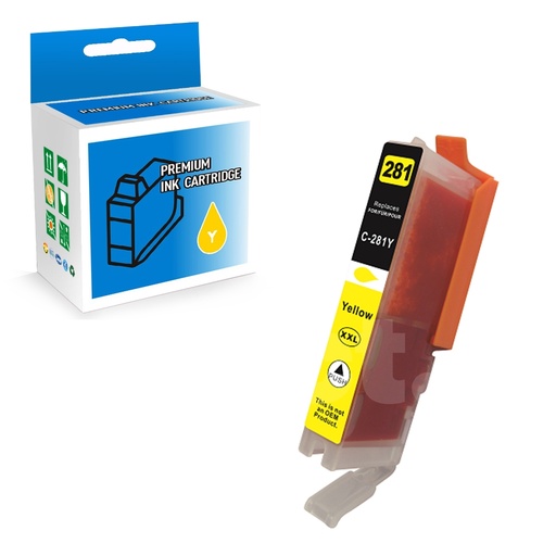 Canon CLI-281XXL 1982C001 Compatible Yellow Extra High Yield Ink Cartridge (1 Pack)