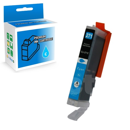 Canon CLI-271XL 0337C001 Compatible Cyan High Yield Ink Cartridge (1 Pack)