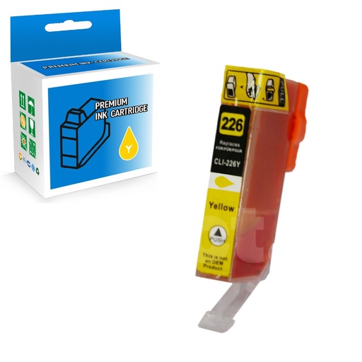 Canon CLI-226 4549B001AA Compatible Yellow Standard Yield Ink Cartridge (1 Pack)