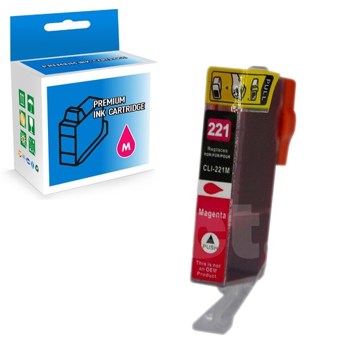 Canon CLI-221 Compatible Magenta Standard Yield Ink Cartridge (1 Pack)