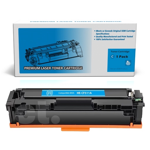 HP CF511A 204A Compatible Cyan Standard Yield Toner Cartridge (1 Pack)