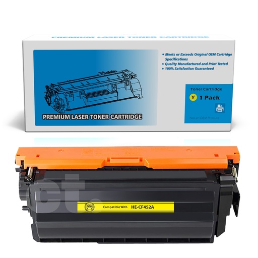 HP CF452A 655A Compatible Yellow Standard Yield Toner Cartridge (1 Pack)