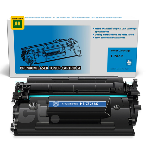 HP CF258X 58X Compatible Black High Yield Toner Cartridge (1 Pack)