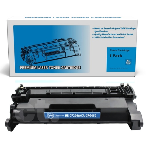 HP CF226A Canon CRG052 Compatible Black Standard Yield Toner Cartridge (1 Pack)