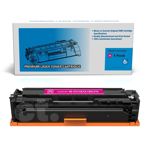 HP CF213A 131A Canon CRG131 Compatible Magenta Standard Yield Toner Cartridge (1 Pack)