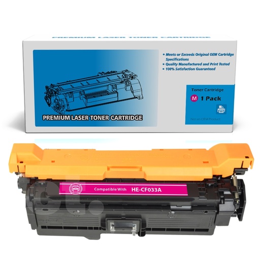 HP CF033A 646A Compatible Magenta Standard Yield Toner Cartridge (1 Pack)