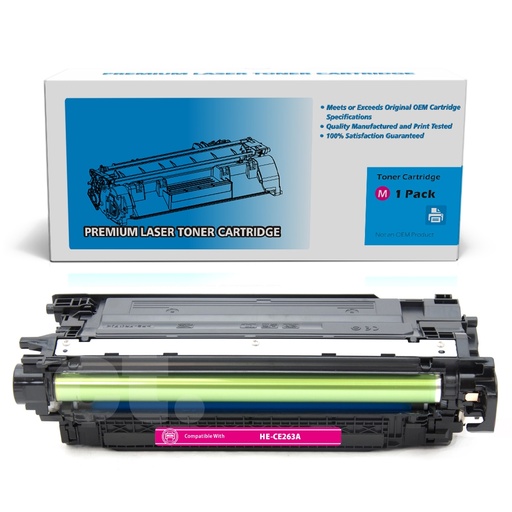 HP CE263A 648A Remanufactured Magenta Standard Yield Toner Cartridge (1 Pack)