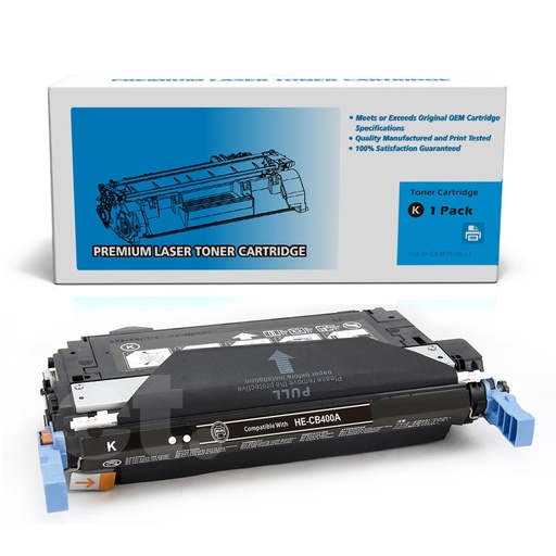 HP CB400A 642A Remanufactured Black Standard Yield Toner Cartridge (1 Pack)