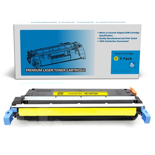 HP C9732A 645A Remanufactured Yellow Standard Yield Toner Cartridge (1 Pack)