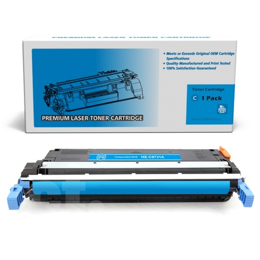 HP C9731A 645A Remanufactured Cyan Standard Yield Toner Cartridge (1 Pack)