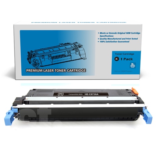 HP C9730A 645A Remanufactured Black Standard Yield Toner Cartridge (1 Pack)