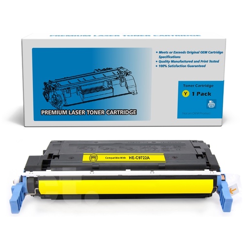 HP C9722A 641A Remanufactured Yellow Standard Yield Toner Cartridge (1 Pack)