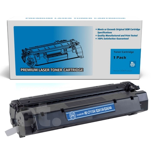 HP Q2613A (13A)/Q7115A Q2624A Compatible Black Standard Yield Toner Cartridge (1 Pack)