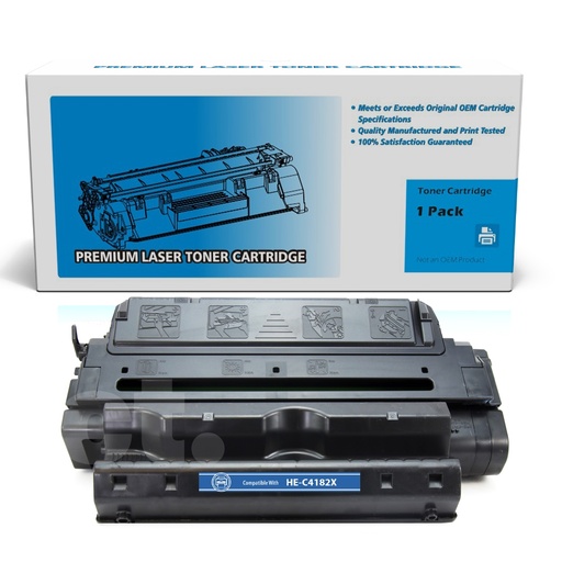 HP C4182X 82X Remanufactured Black Standard Yield Toner Cartridge (1 Pack)