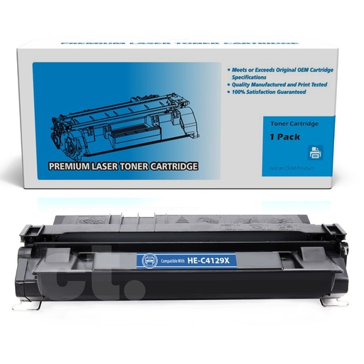 HP C4129X 29X Remanufactured Black High Yield Toner Cartridge (1 Pack)