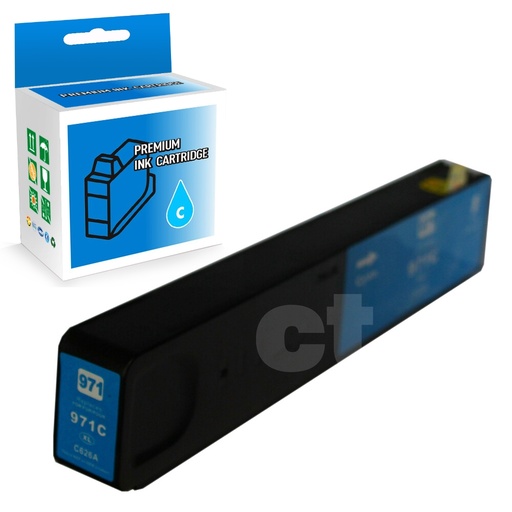 HP 971XL CN626AM Compatible Cyan High Yield Ink Cartridge (1 Pack)