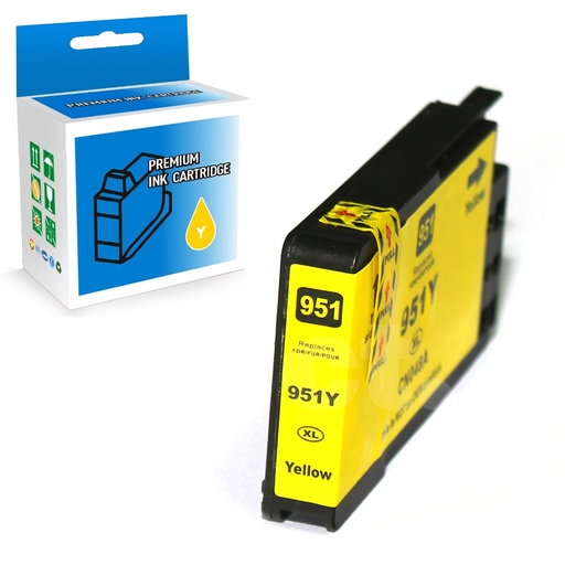 HP 951XL CN048AN Compatible Yellow High Yield Ink Cartridge (1 Pack)