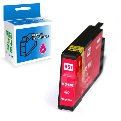 HP 951XL CN047AN Compatible Magenta High Yield Ink Cartridge (1 Pack)