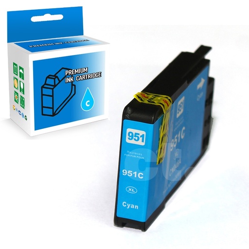 HP 951XL CN046AN Compatible Cyan High Yield Ink Cartridge (1 Pack)