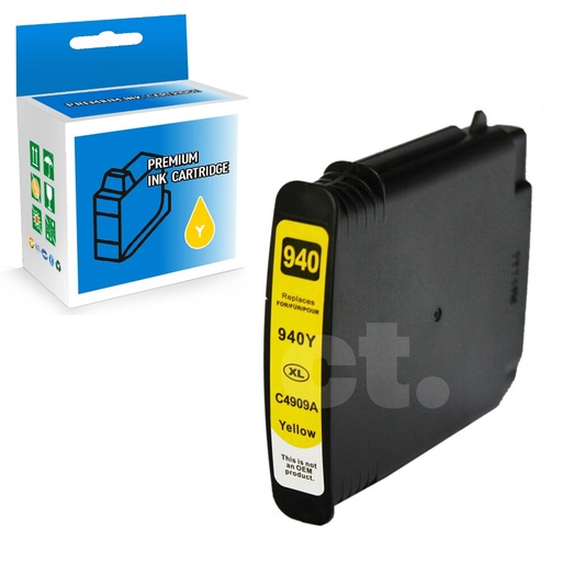 HP 940XL C4909AN Compatible Yellow High Yield Ink Cartridge (1 Pack)