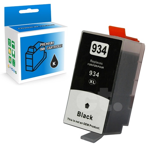 HP 934XL C2P19AN Compatible Black High Yield Ink Cartridge (1 Pack)