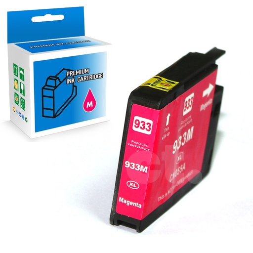 HP 933XL CN055AN Compatible Magenta High Yield Ink Cartridge (1 Pack)