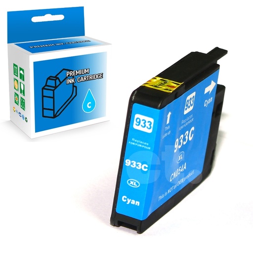 HP 933XL CN054AN Compatible Cyan High Yield Ink Cartridge (1 Pack)