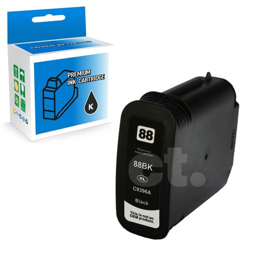 HP 88XL C9396AN Compatible Black High Yield Ink Cartridge (1 Pack)