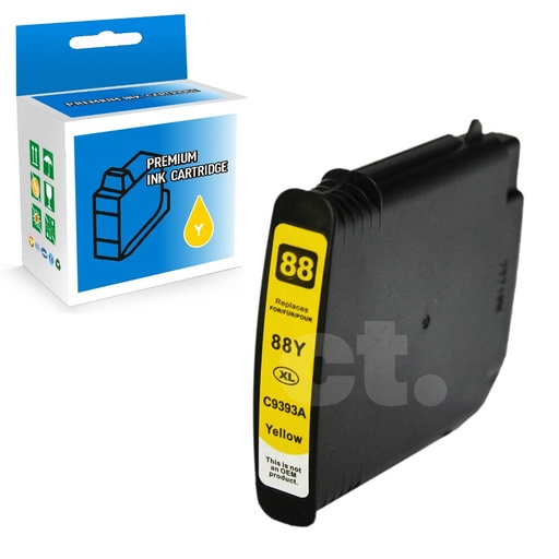 HP 88XL C9393AN Compatible Yellow High Yield Ink Cartridge (1 Pack)