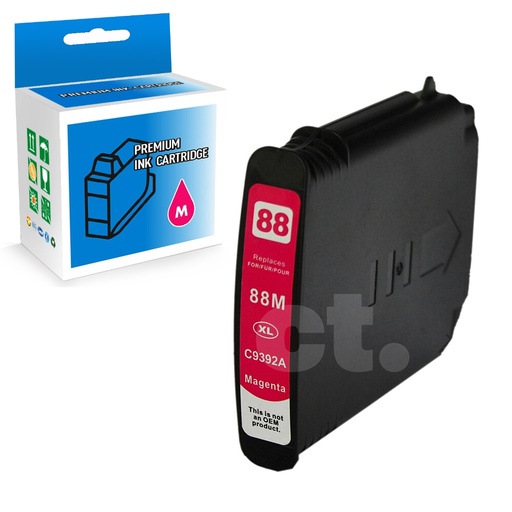 HP 88XL C9392AN Compatible Magenta High Yield Ink Cartridge (1 Pack)