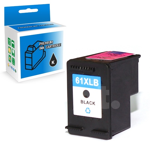 HP 61XL CH563WN Remanufactured Black High Yield Ink Cartridge (1 Pack)
