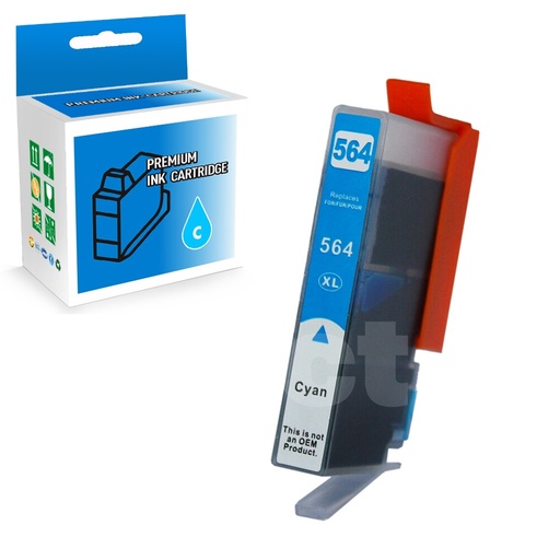 HP 564XL CB323WC Compatible Cyan High Yield Ink Cartridge (1 Pack)