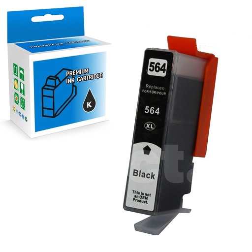 HP 564XL CB322WN Compatible Photo Black High Yield Ink Cartridge (1 Pack)
