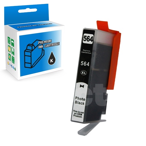 HP 564XL CB321WN Compatible Black High Yield Ink Cartridge (1 Pack)