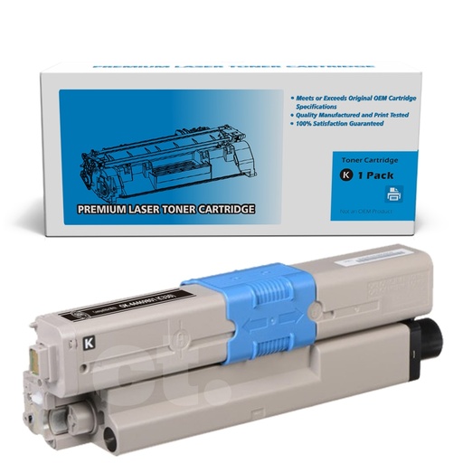 OKI 44469801 Compatible Black Standard Yield Toner Cartridge (1 Pack)