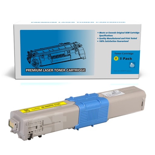 OKI 44469701 Compatible Yellow Standard Yield Toner Cartridge (1 Pack)