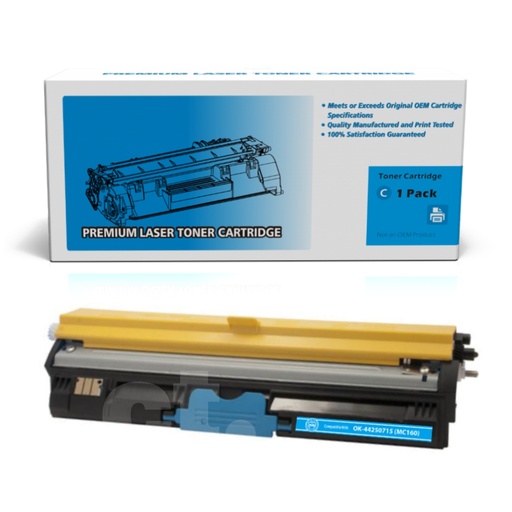 OKI 44250715 Remanufactured Cyan High Yield Toner Cartridge (1 Pack)