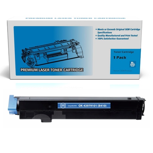 OKI 43979101 (B410) Compatible Black Standard Yield Toner Cartridge (1 Pack)