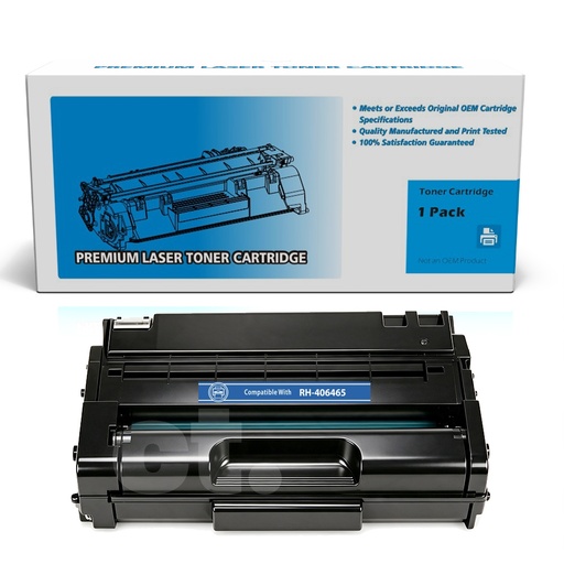 Ricoh 406465 (SP 3400/3510) Compatible Black High Yield Toner (1 Pack)