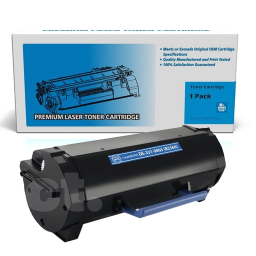 Dell 331-9805 C3NTP M11XH B2360 Compatible Black High Yield Toner Cartridge (1 Pack)