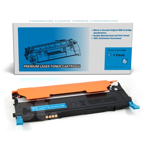 Dell 330-3015 J069K C815K DE1230 Compatible Cyan Standard Yield Toner Cartridge (1 Pack)